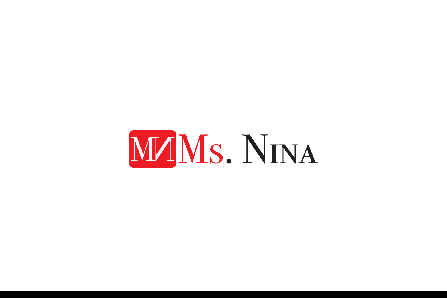 Logo Design by Mr Designer for Ms. Nina | Design #13787975