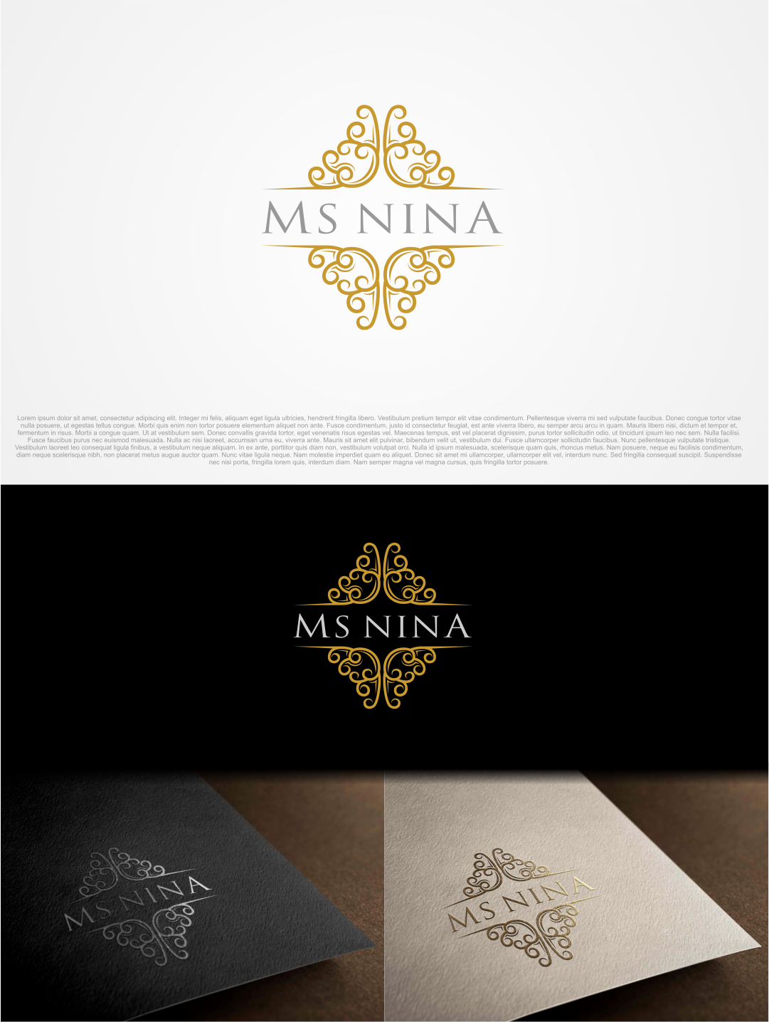 Logo Design by artswolf for Ms. Nina | Design #13824752