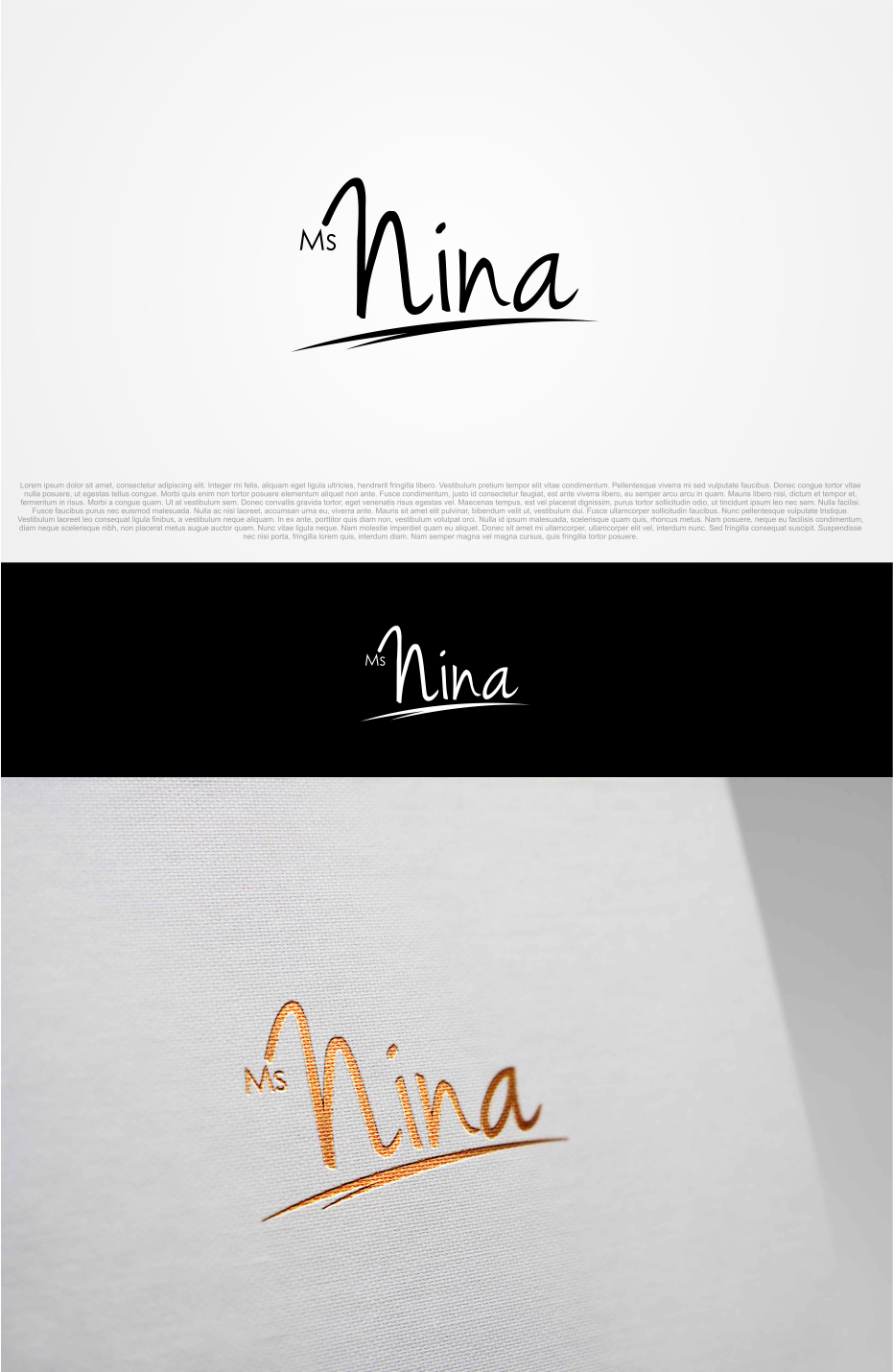 Diseño de Logo por artswolf para Ms. Nina | Diseño #13824762