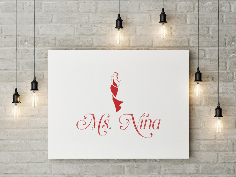 Logo Design by I AM NOBODY for Ms. Nina | Design #13788294