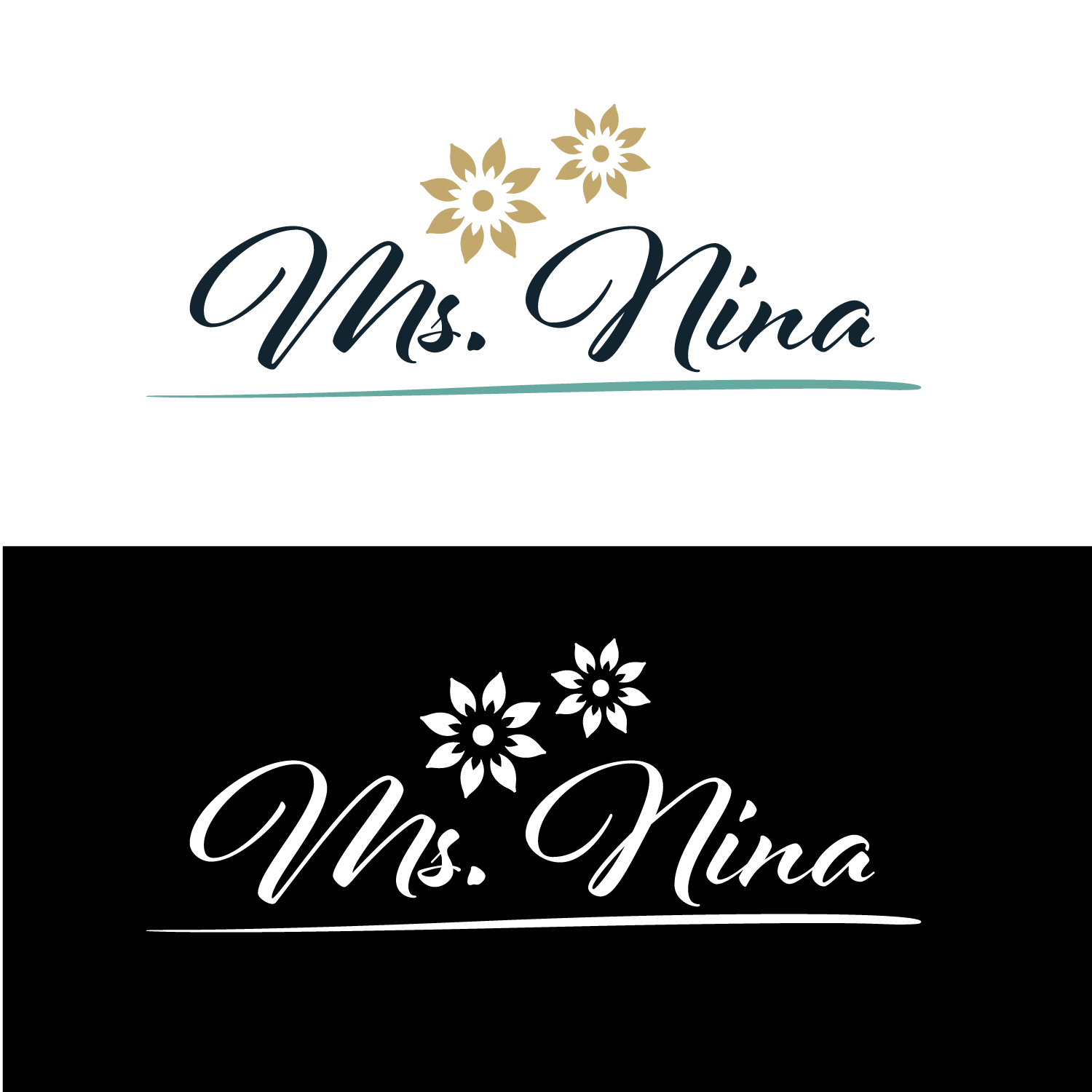 Logo Design by Maximilian.Design for Ms. Nina | Design #13788173
