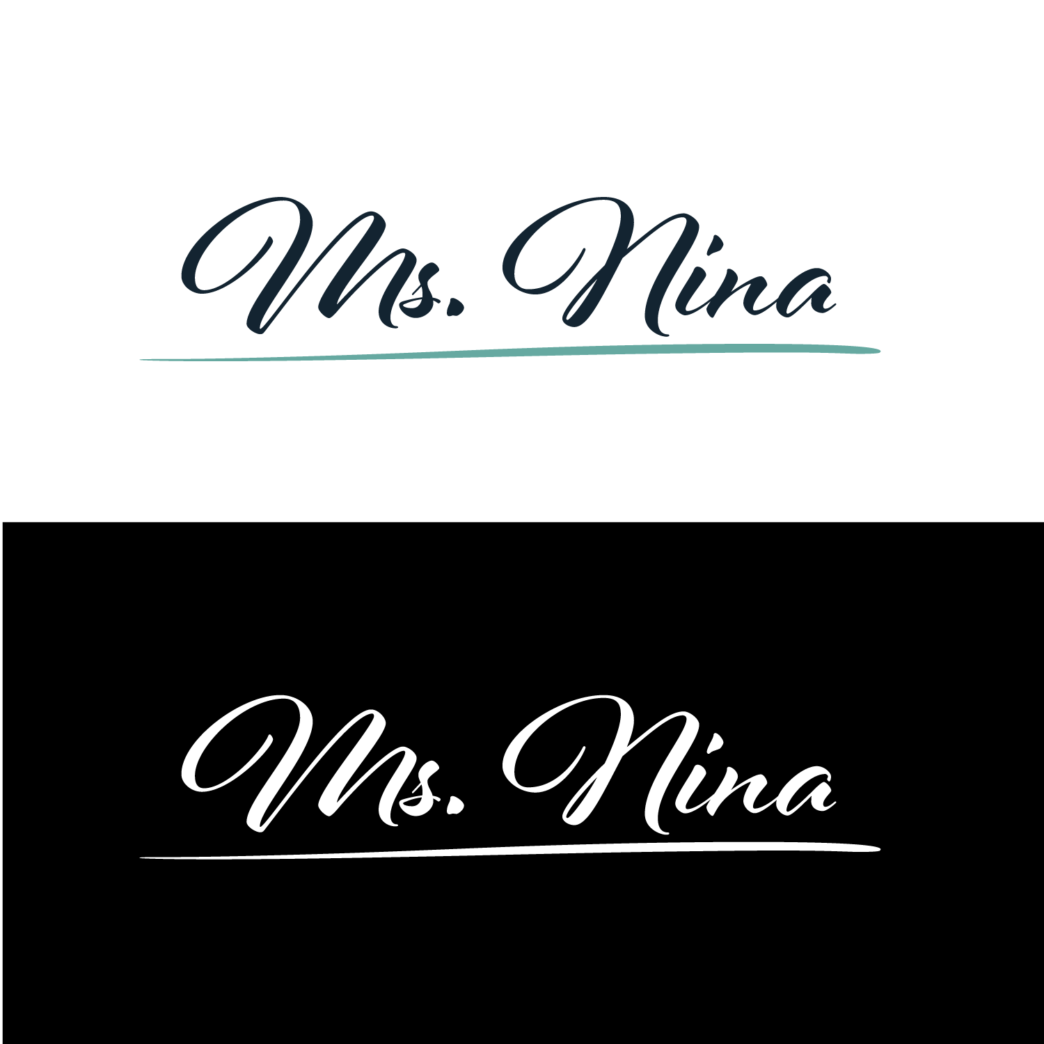 Logo Design by Maximilian.Design for Ms. Nina | Design #13788179