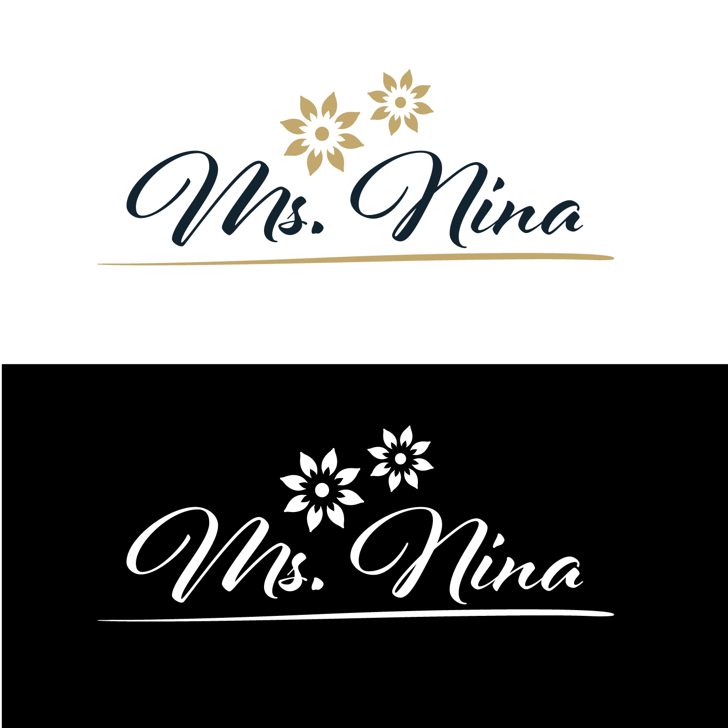 Logo Design by Maximilian.Design for Ms. Nina | Design #13788181