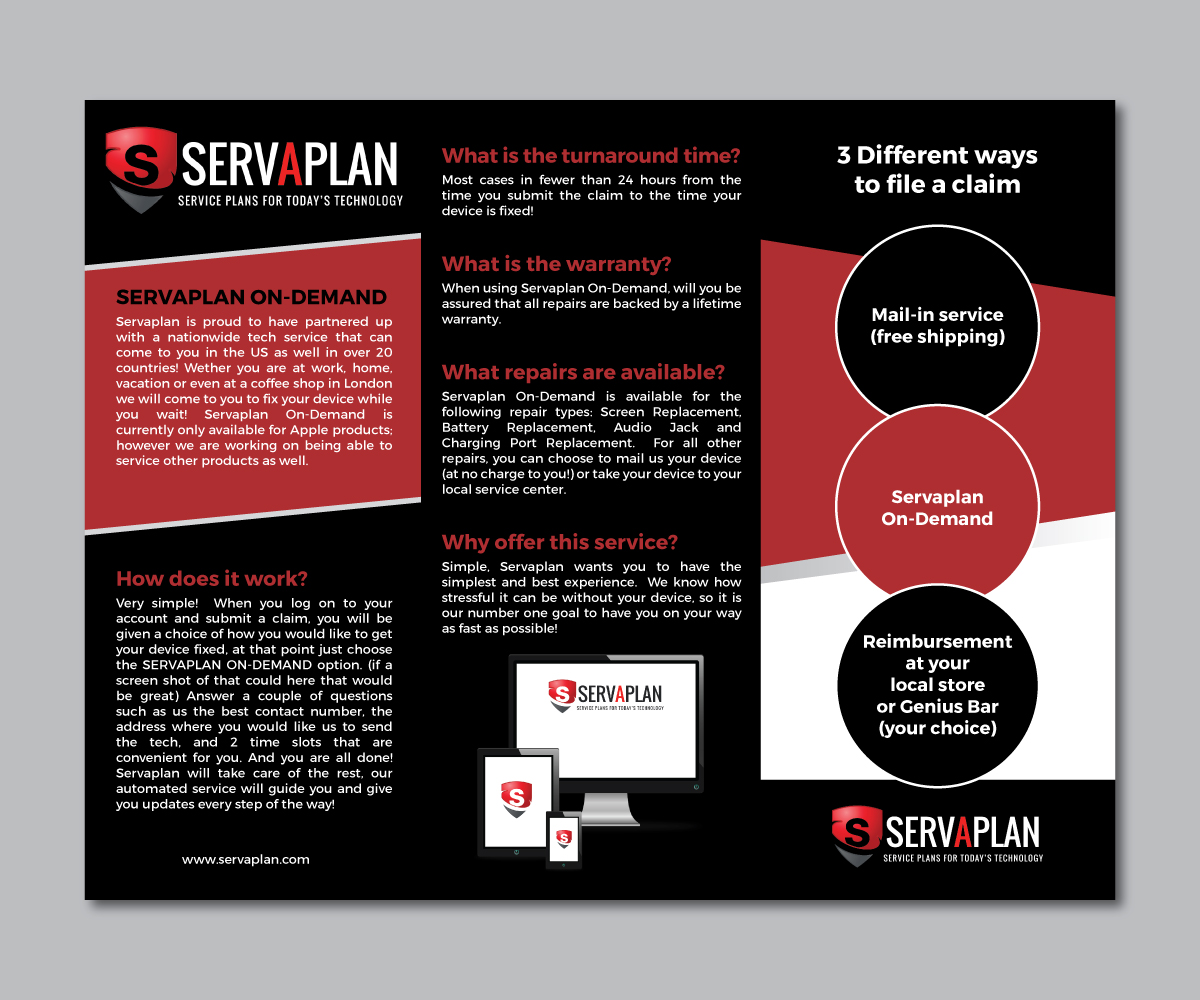 Brochure Design by M.Pirs for Servaplan, Inc. | Design #13788122