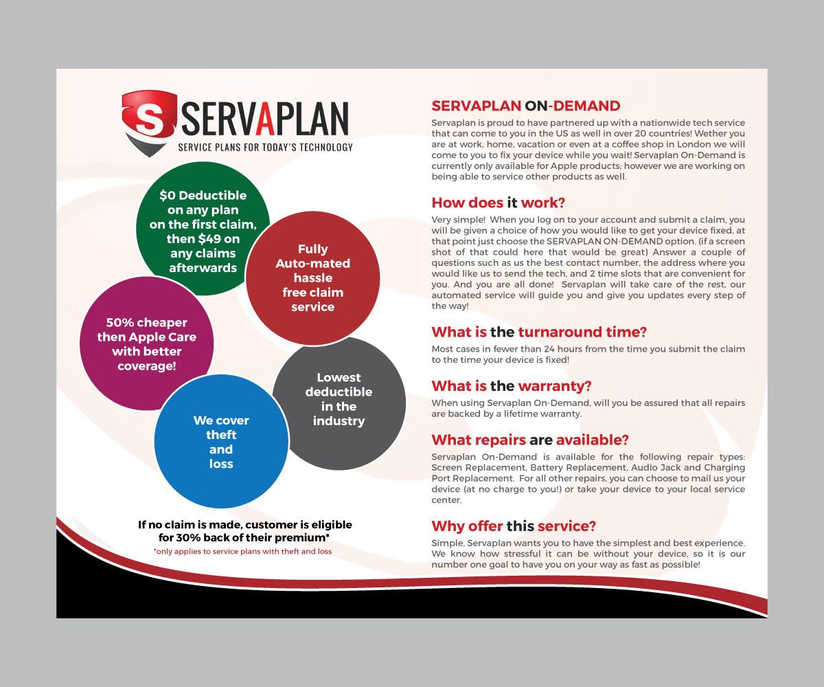 Brochure Design by M.Pirs for Servaplan, Inc. | Design #13788247