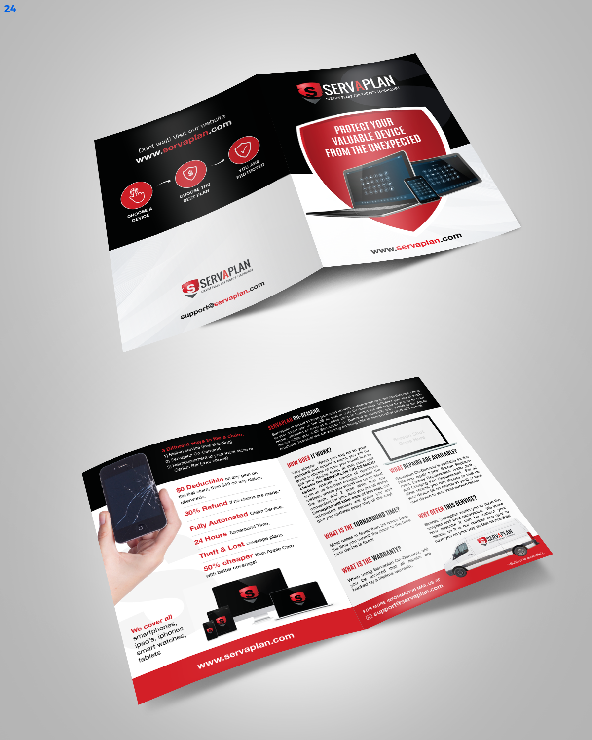 Diseño de Brochure por uniquedesign10 para Servaplan, Inc. | Diseño #13787929