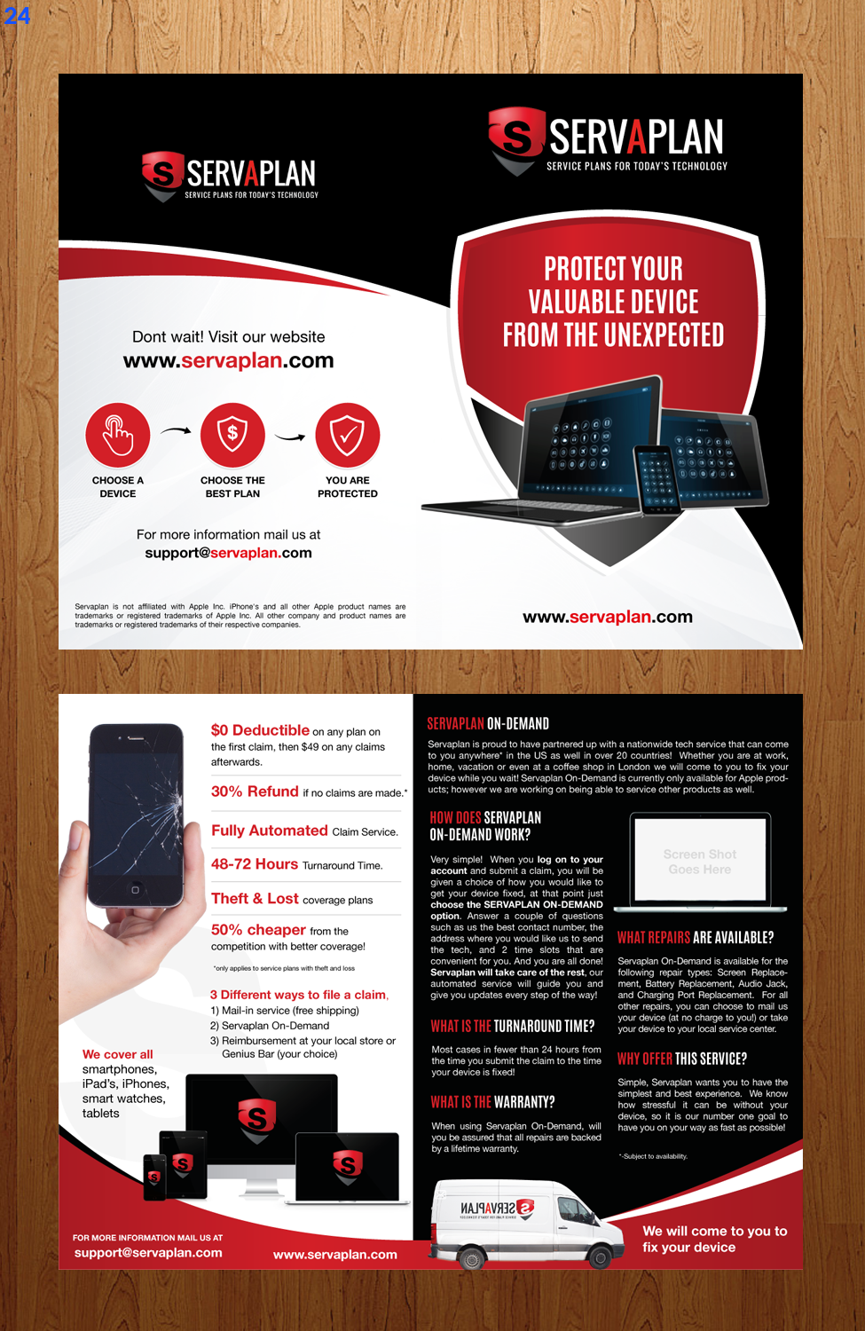 Design de Brochure par uniquedesign10 pour Servaplan, Inc. | Design #13789333