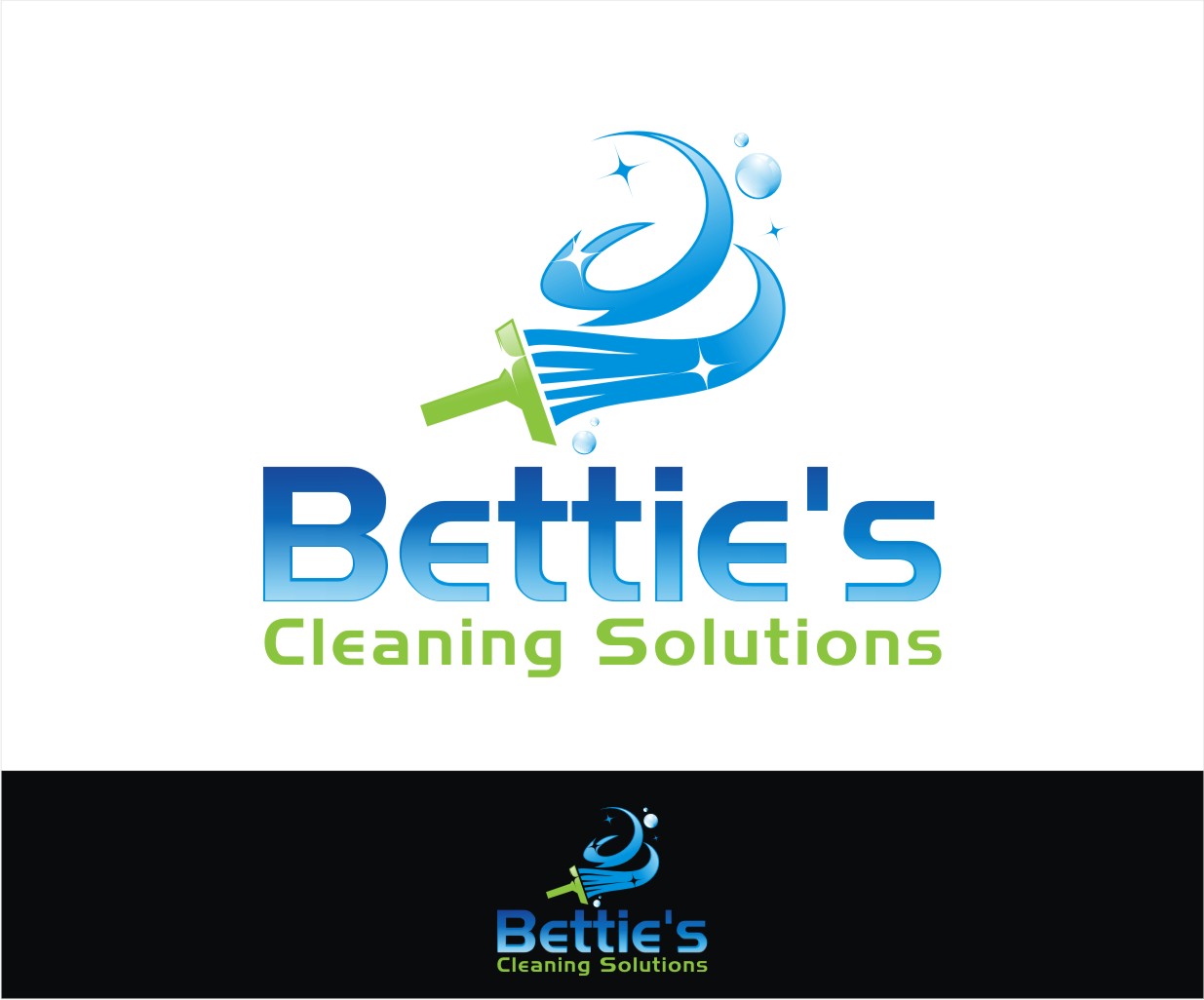 Logo Design by Soul Light for Bettie's Cleaning Solutions | Design #13795710