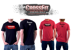 CrossFit Merced - Third Annual Holiday Throwdown Competition Shirt | T-shirt Design by Amduat Design