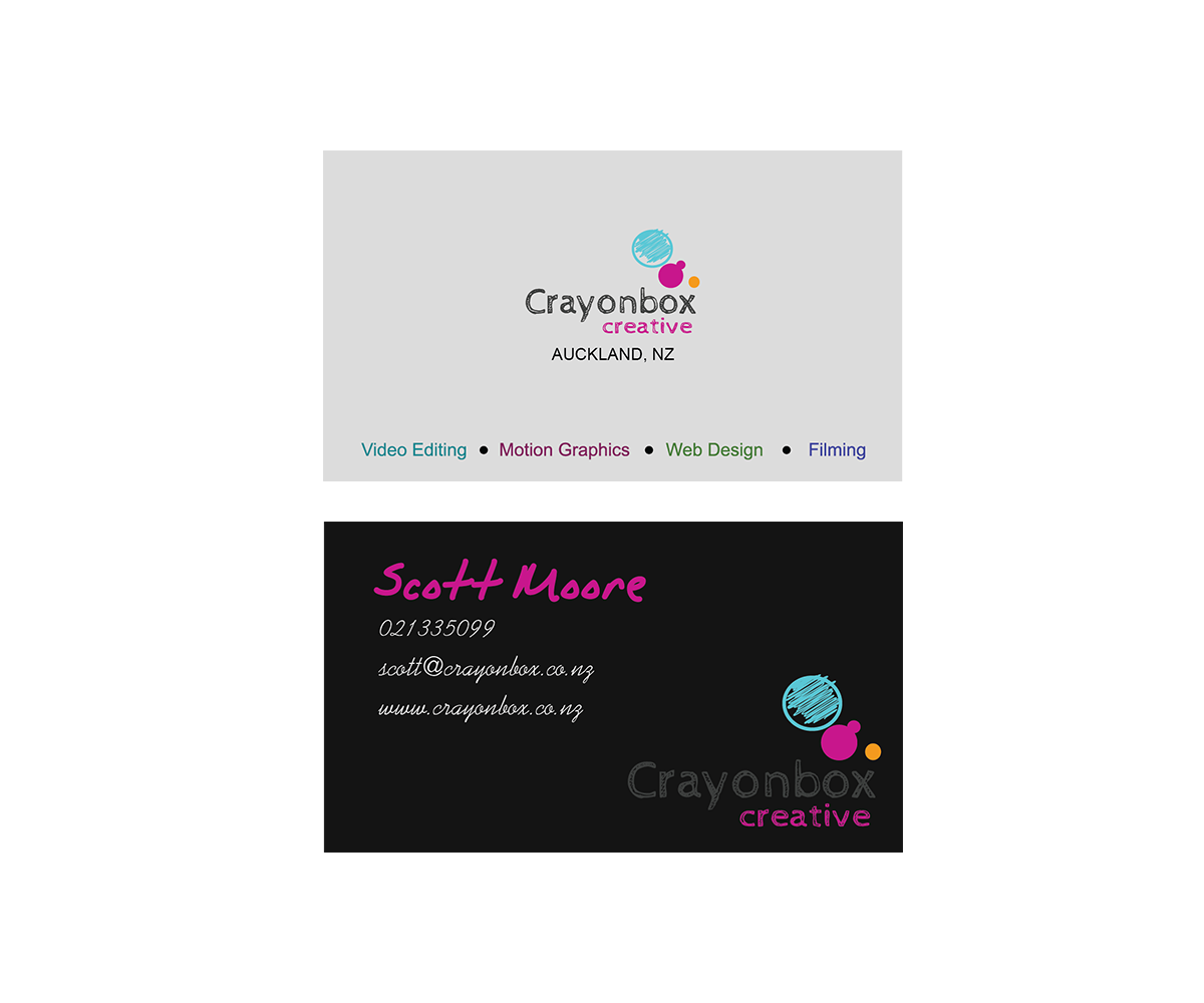Diseño de Tarjeta de Presentación por Bert Ferranco para Crayonbox Creative | Diseño #2487586