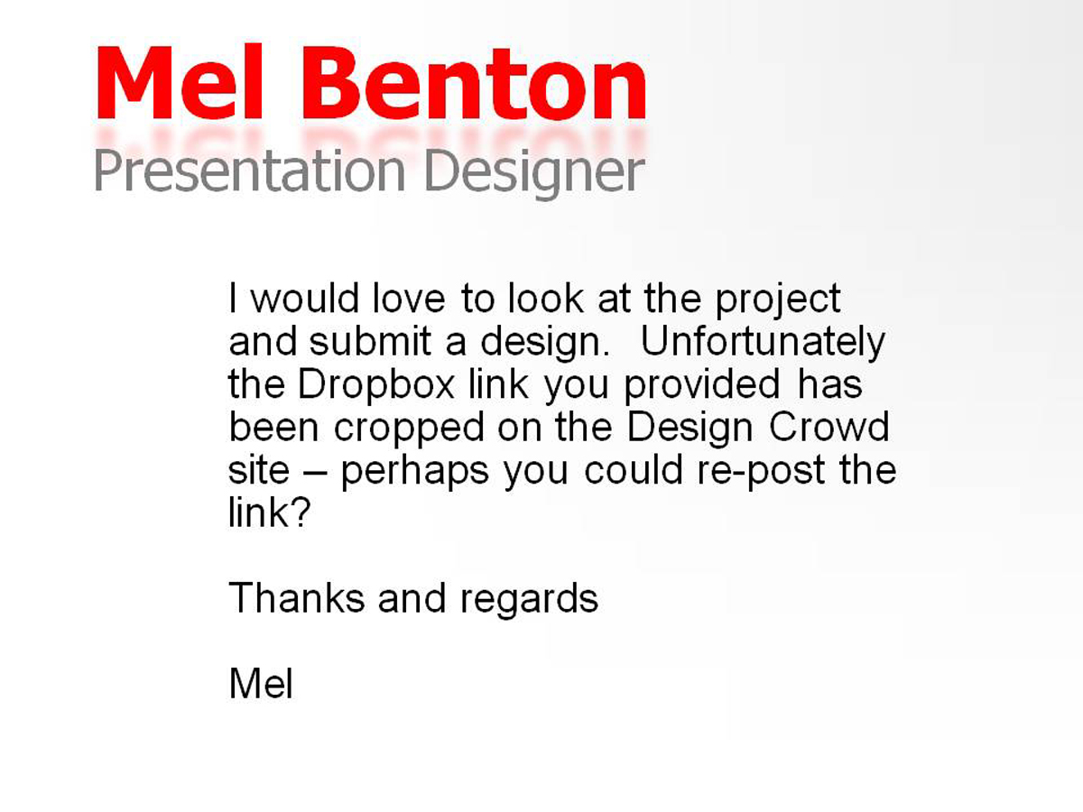 PowerPoint Design by Mel Benton for this project | Design #2487757