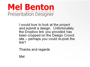 PowerPoint Design by Mel Benton for this project | Design: #2487757