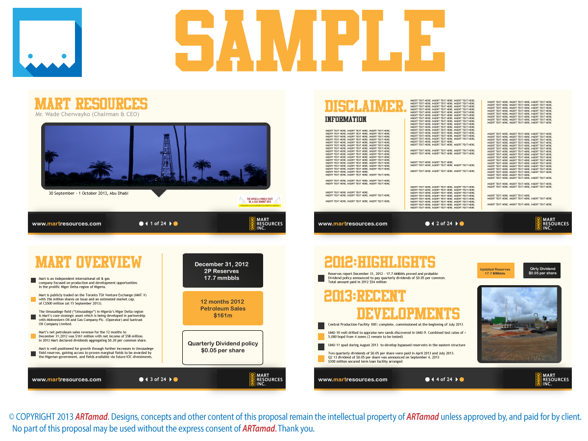 Design de PowerPoint par ARTMD pour ce projet | Design #2492109