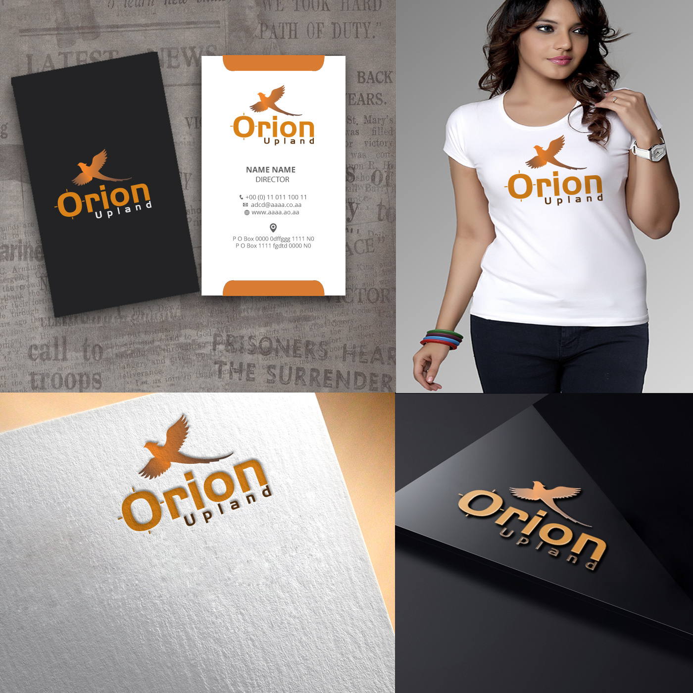 Logo Design by zebronicgraphic for Orion Upland | Design #13894952