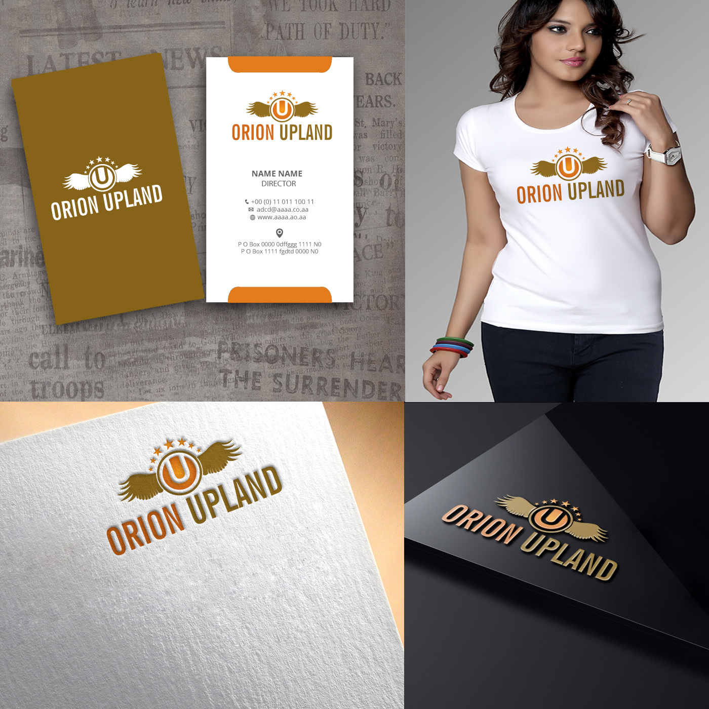 Logo Design by zebronicgraphic for Orion Upland | Design #13894959