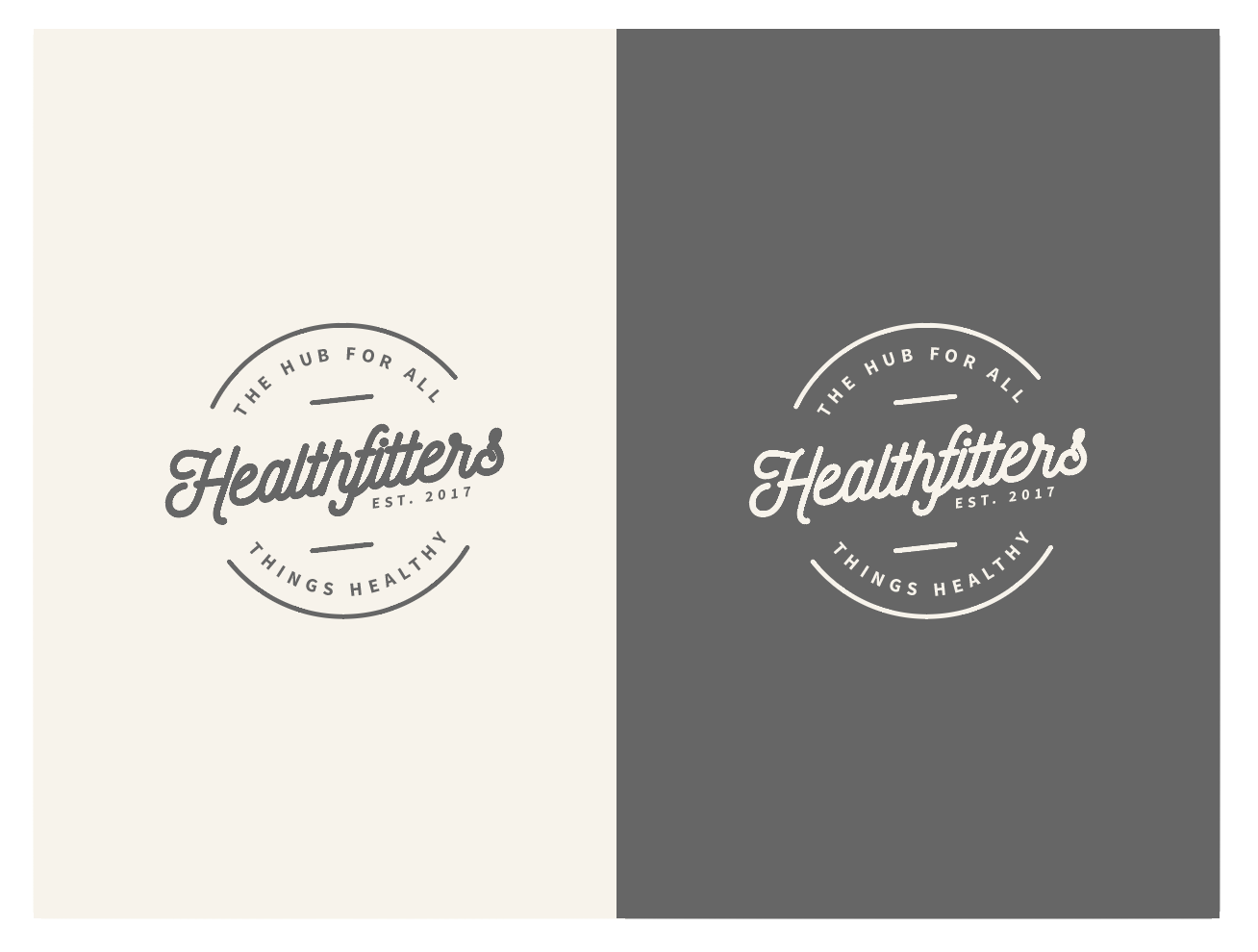 Logo Design by wonderland for Healthfitters | Design #13914765