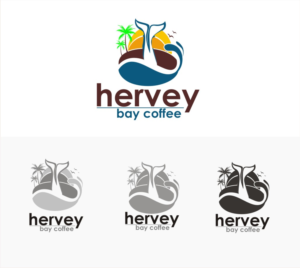 Logo Design by delu 003 for Hervey Bay Coffee | Design #13791803
