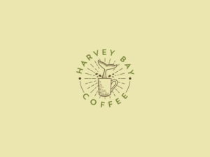 Logo-Design von mldtrvs für Hervey Bay Coffee | Design: #13800313