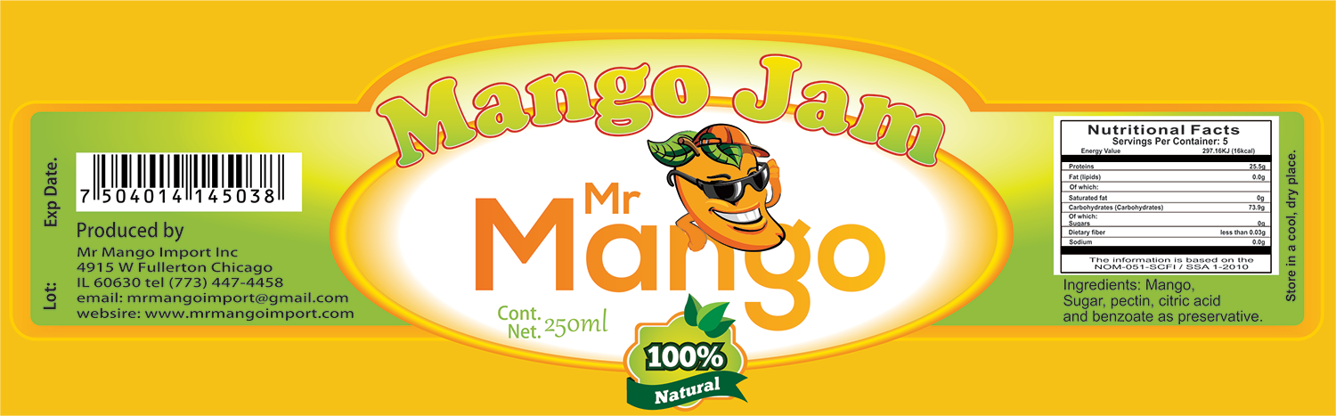 Label Design by Nexsus for Mr Mango Import | Design #13803101
