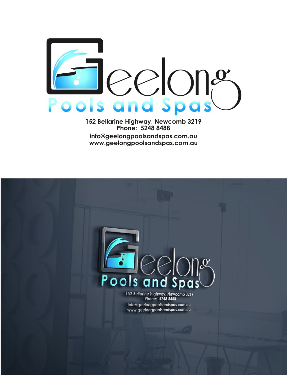 Logo Design by Soul Light for Geelong Pools and Spas | Design #13846337