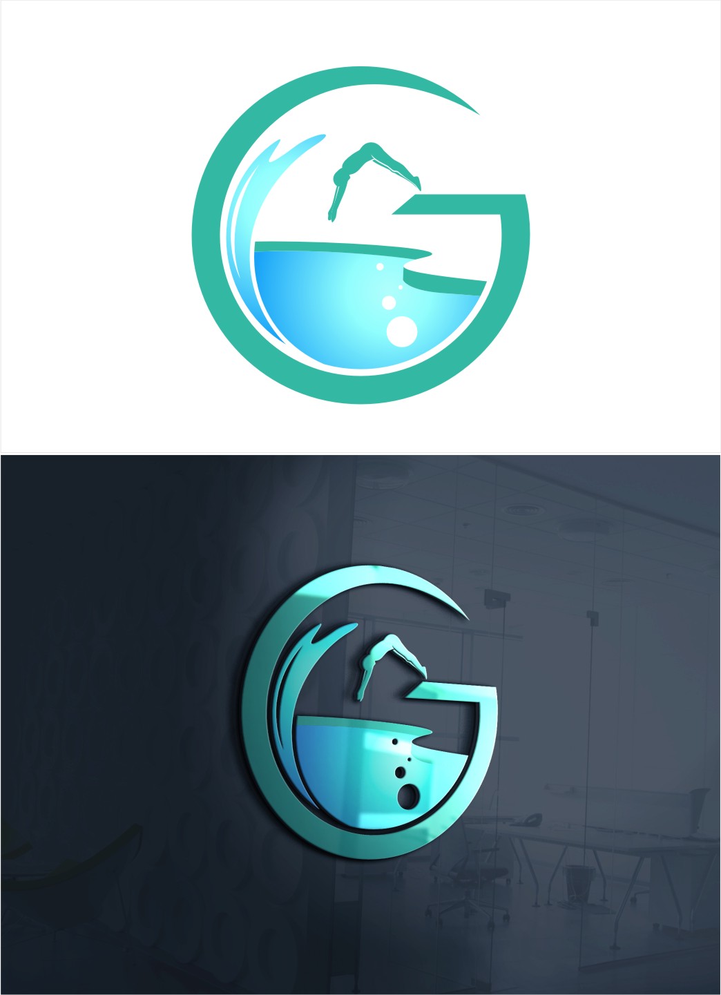 Logo Design by Soul Light for Geelong Pools and Spas | Design #13954541