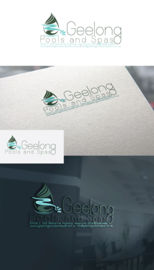 Diseño de Logo por futurism para Geelong Pools and Spas | Diseño: #13809508