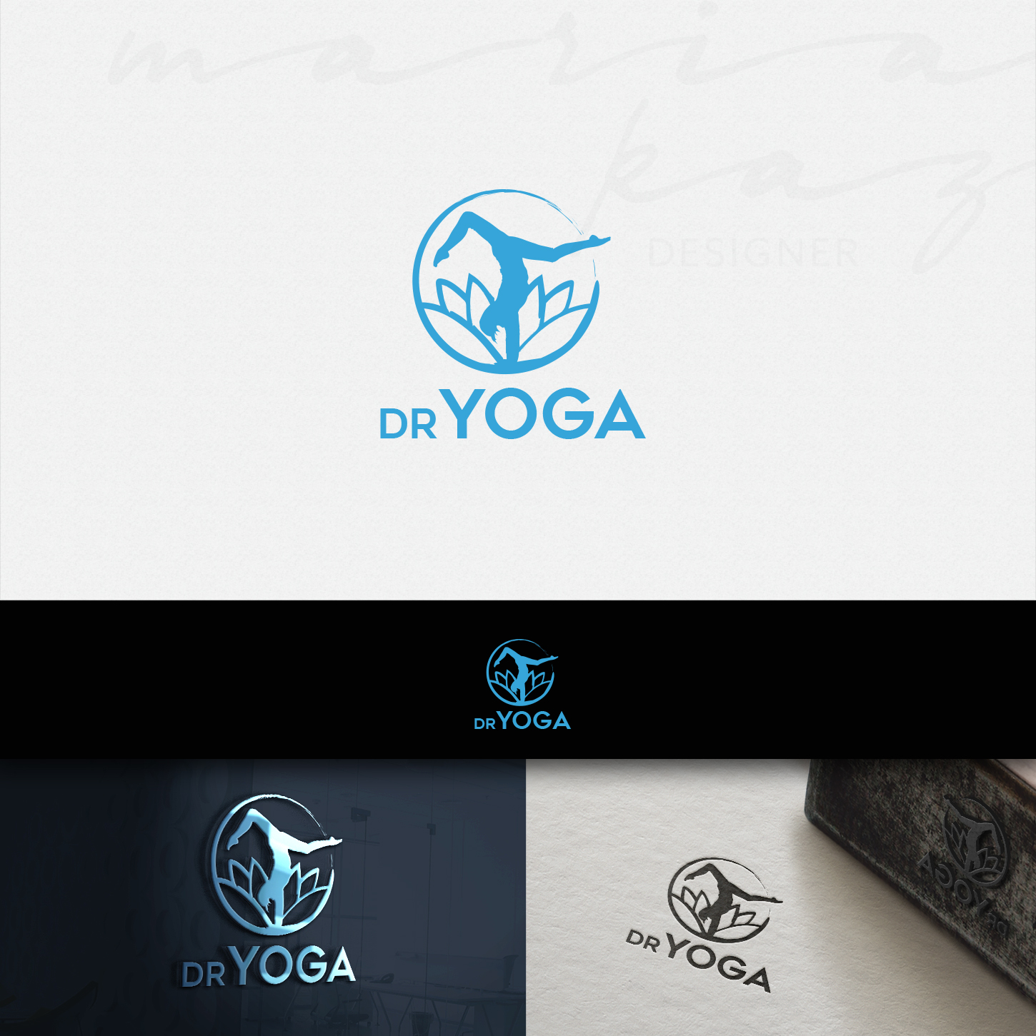 Logo Design by maria-kaz for Dr Yoga | Design #13853068