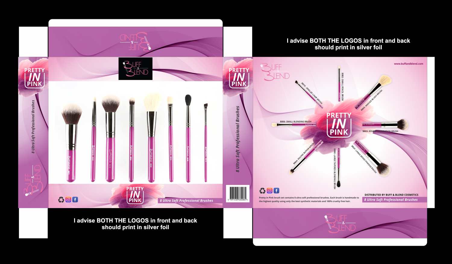 Verpackungs-Design von amitkaushik1102 für Buff and Blend | Design #13931229