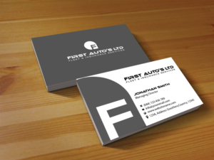 Business Card Design by Creations Box 2015 for First Autos Ltd | Design: #13823028