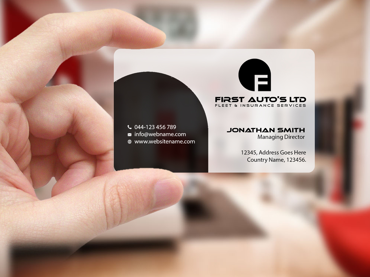 Business Card Design by Creations Box 2015 for First Autos Ltd | Design #13823029