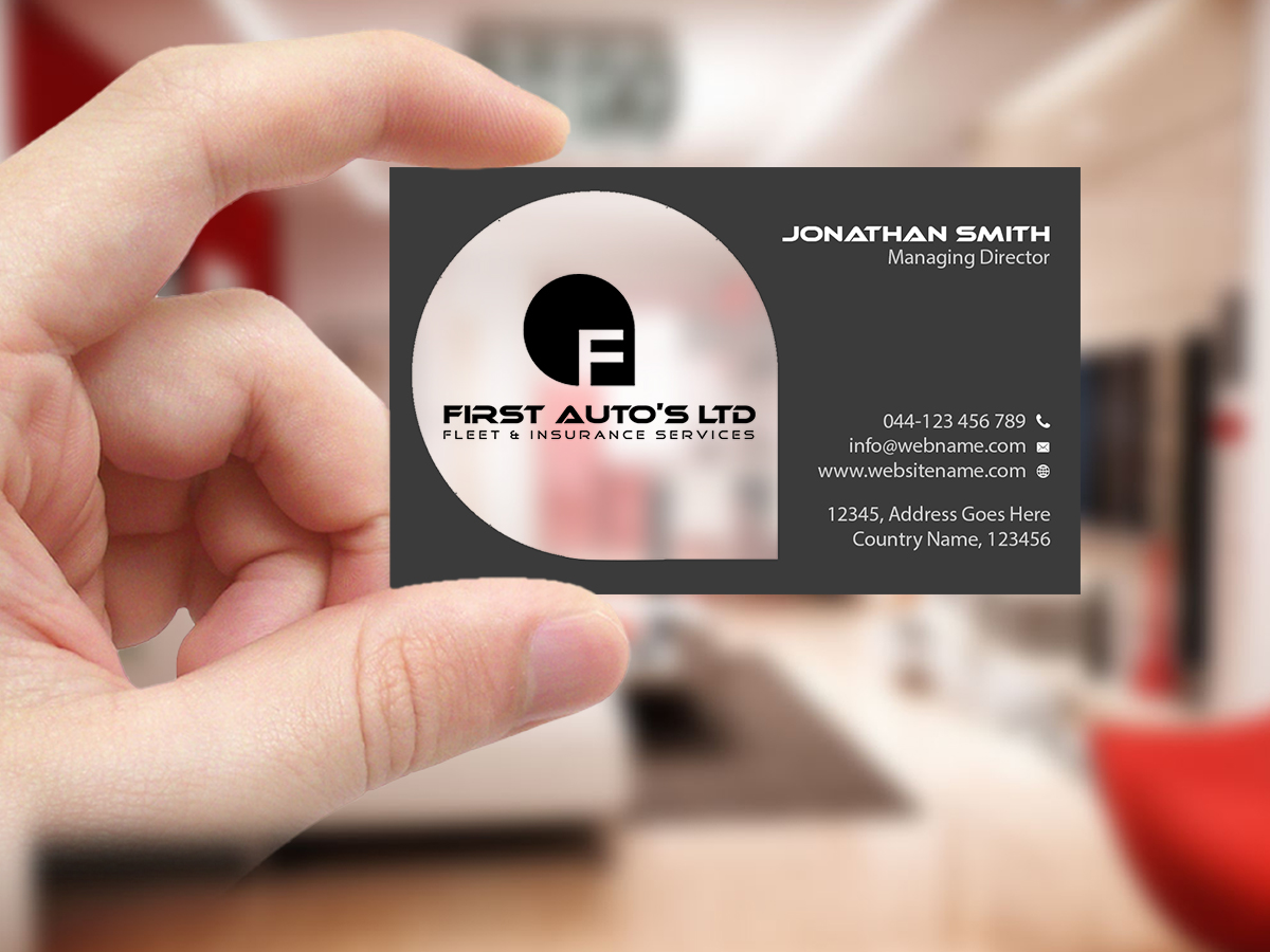 Business Card Design by Creations Box 2015 for First Autos Ltd | Design #13823031