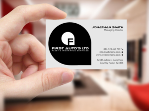 Business Card Design by Creations Box 2015 for First Autos Ltd | Design: #13823032