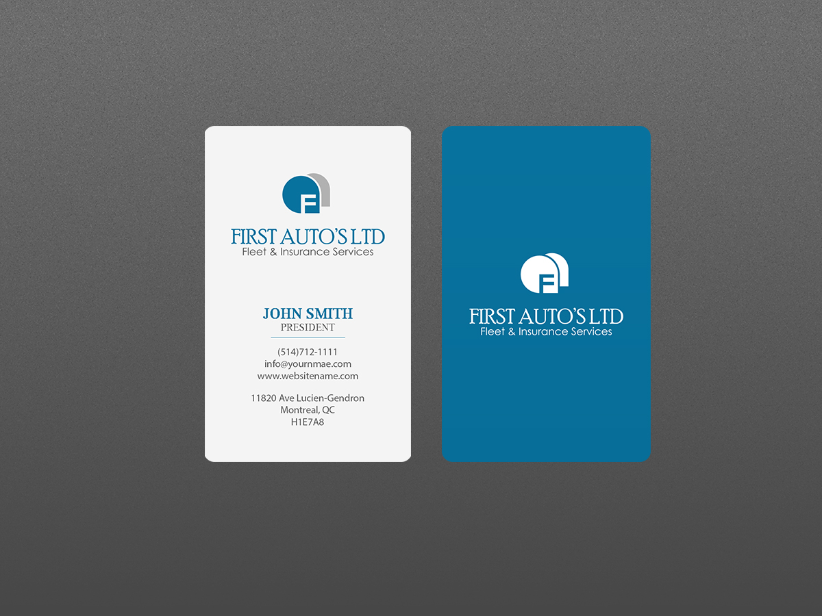 Business Card Design by Creations Box 2015 for First Autos Ltd | Design #13823056