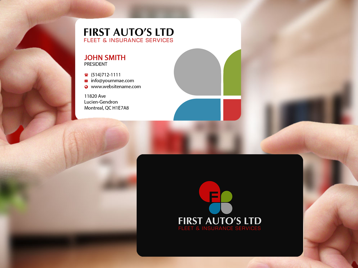 Business Card Design by Creations Box 2015 for First Autos Ltd | Design #13823057