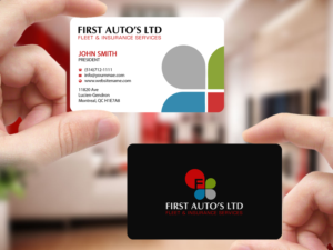 Business Card Design by Creations Box 2015 for First Autos Ltd | Design: #13823057