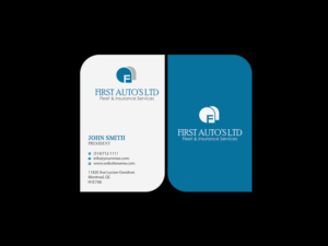 Business Card Design by Creations Box 2015 for First Autos Ltd | Design: #13823058