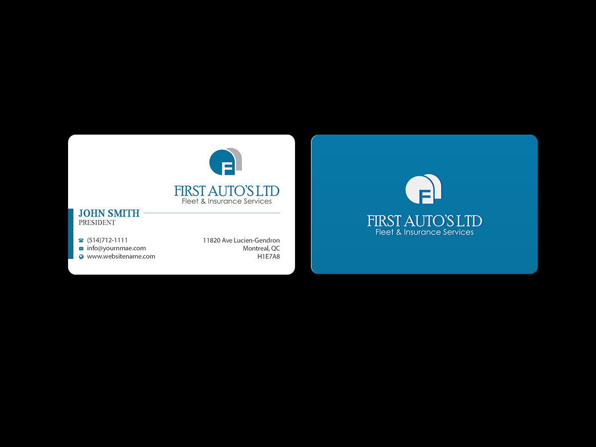 Business Card Design by Creations Box 2015 for First Autos Ltd | Design #13823098