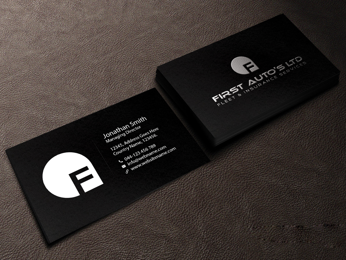 Business Card Design by Creations Box 2015 for First Autos Ltd | Design #13823103