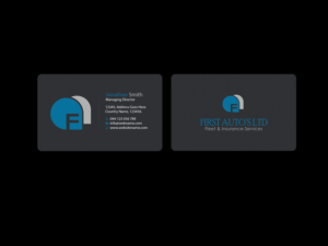 Business Card Design by Creations Box 2015 for First Autos Ltd | Design: #13823110