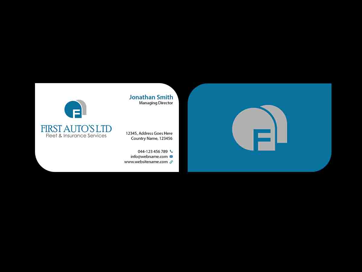 Business Card Design by Creations Box 2015 for First Autos Ltd | Design #13823129