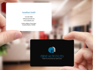 Business Card Design by Creations Box 2015 for First Autos Ltd | Design: #13823132