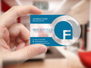 Business Card Design by Creations Box 2015 for First Autos Ltd | Design: #13823134