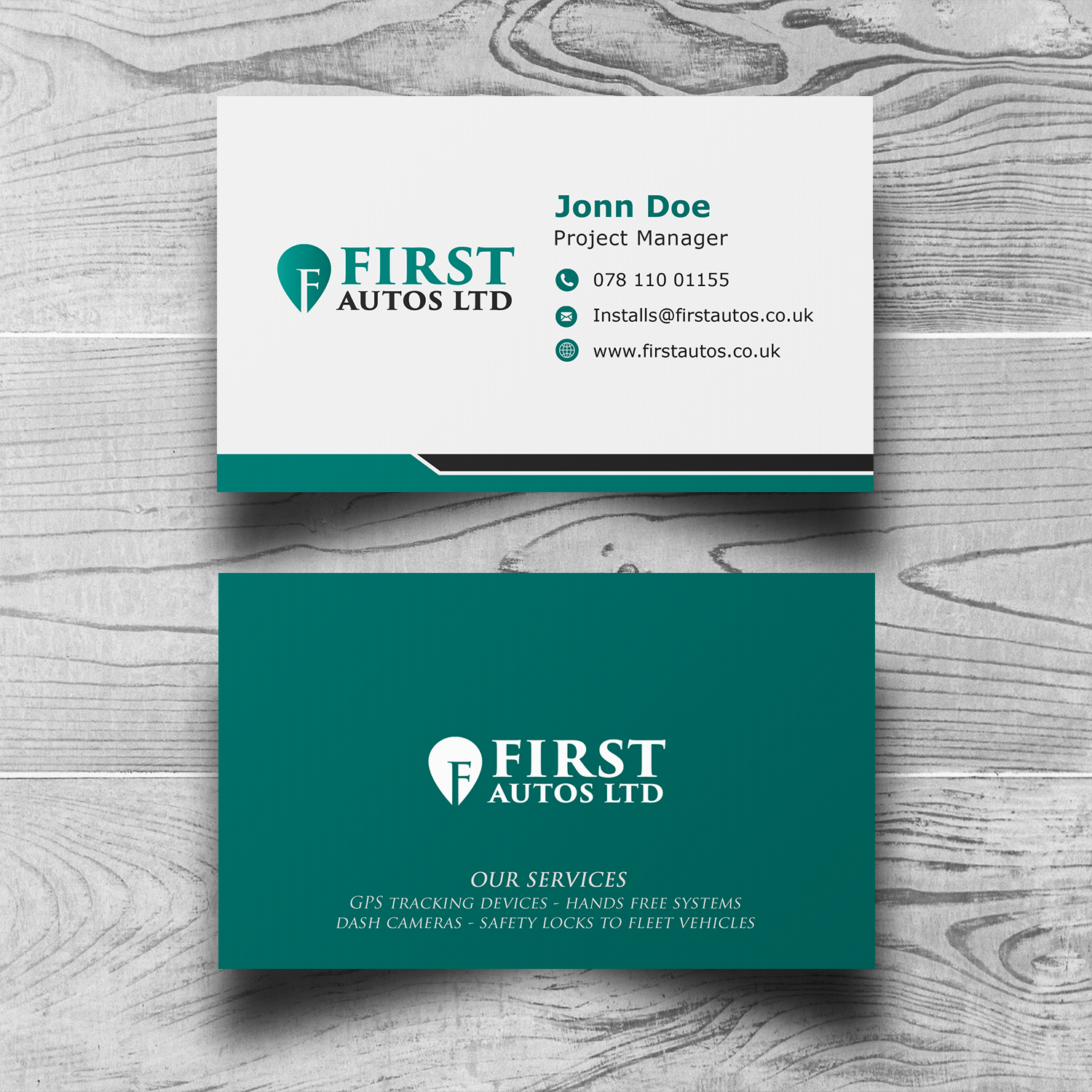 Business Card Design by phoenixx for First Autos Ltd | Design #13915722