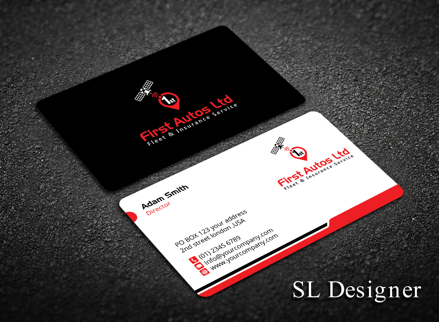 Business Card Design by SL Designer for First Autos Ltd | Design #13802073
