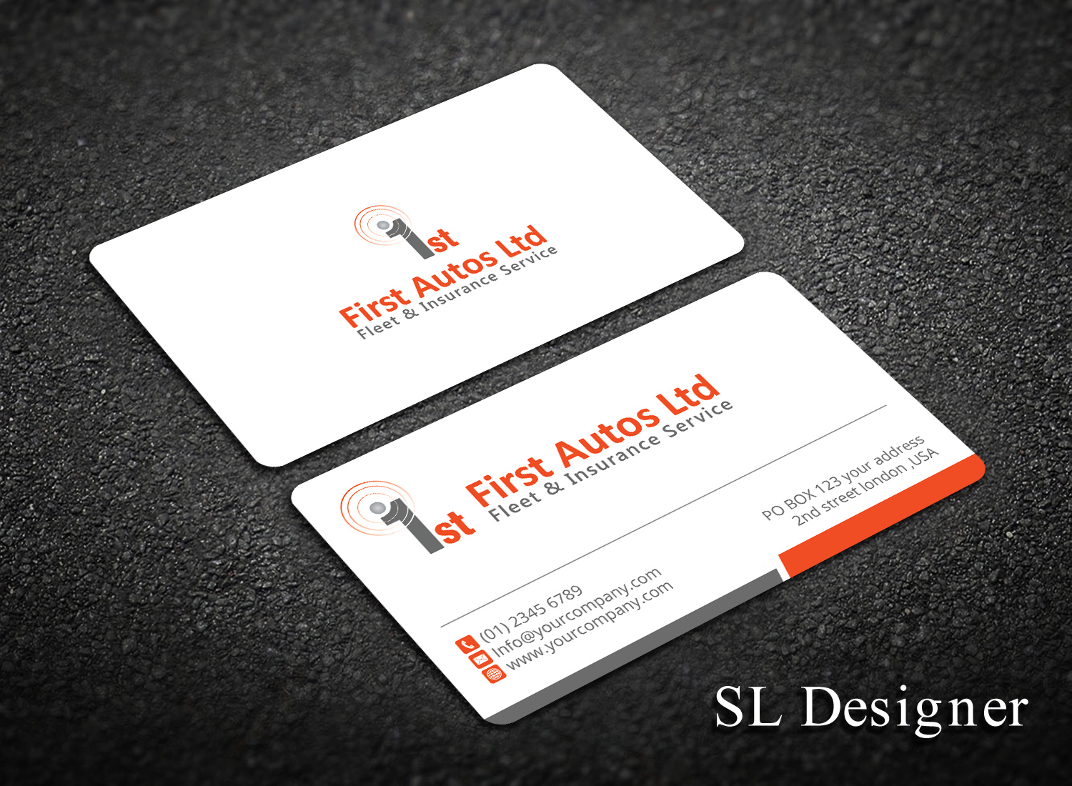 Business Card Design by SL Designer for First Autos Ltd | Design #13802074