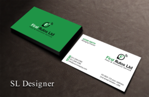 Business Card Design by SL Designer for First Autos Ltd | Design: #13802076
