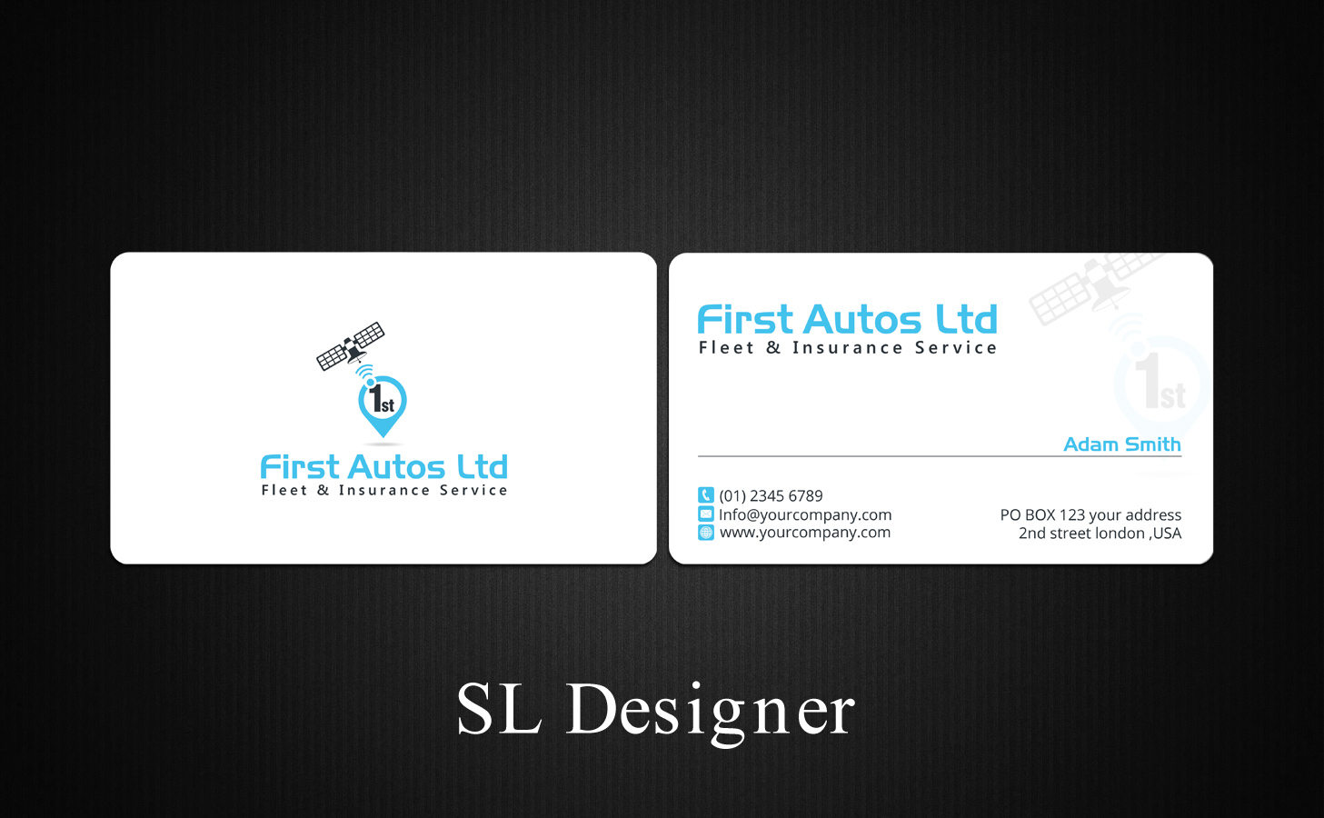 Business Card Design by SL Designer for First Autos Ltd | Design #13802081