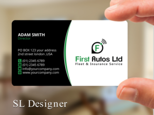Business Card Design by SL Designer for First Autos Ltd | Design: #13802084