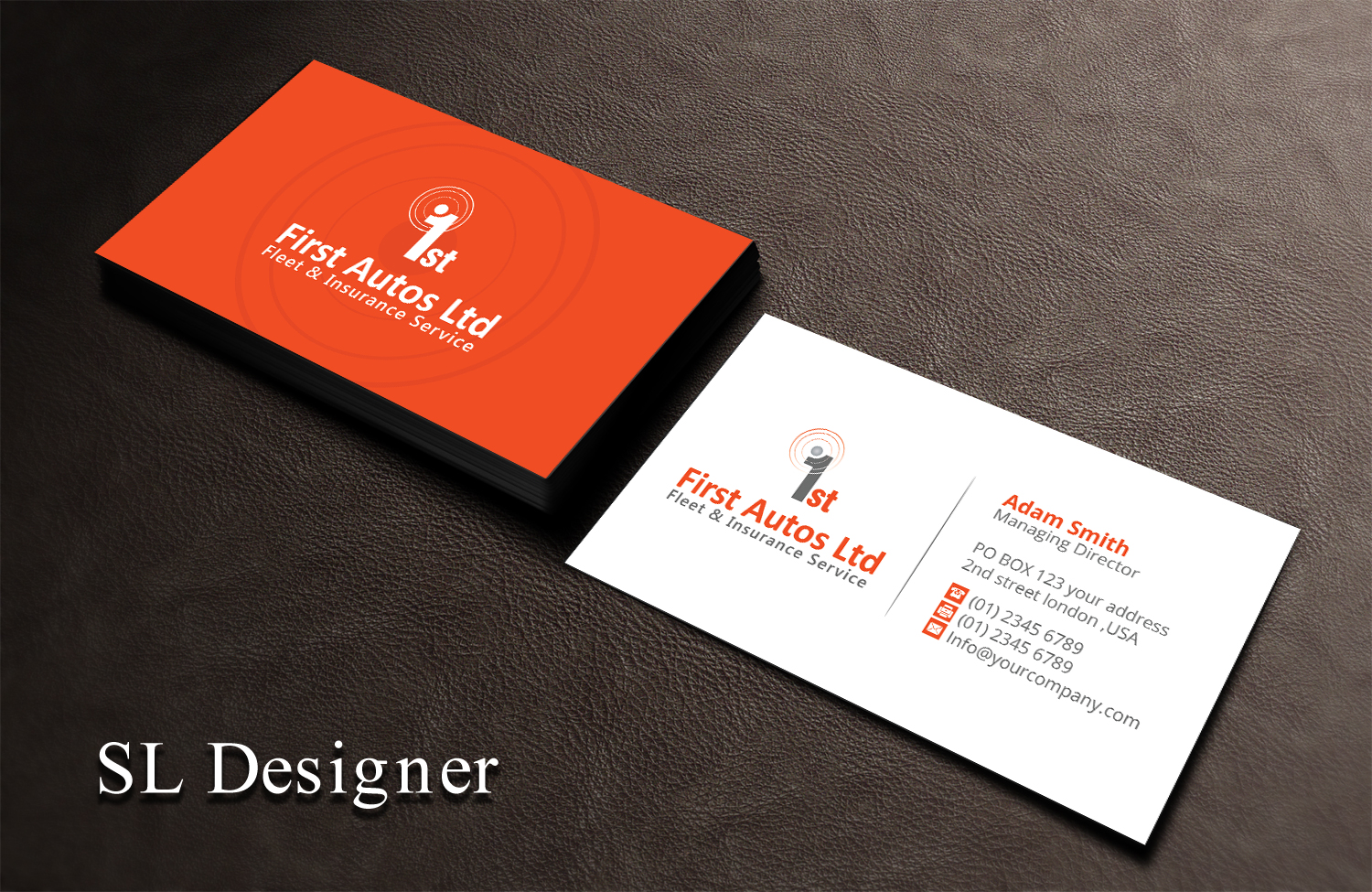 Business Card Design by SL Designer for First Autos Ltd | Design #13802088