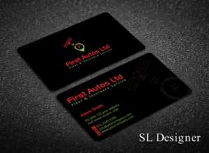Business Card Design by SL Designer for First Autos Ltd | Design: #13839019